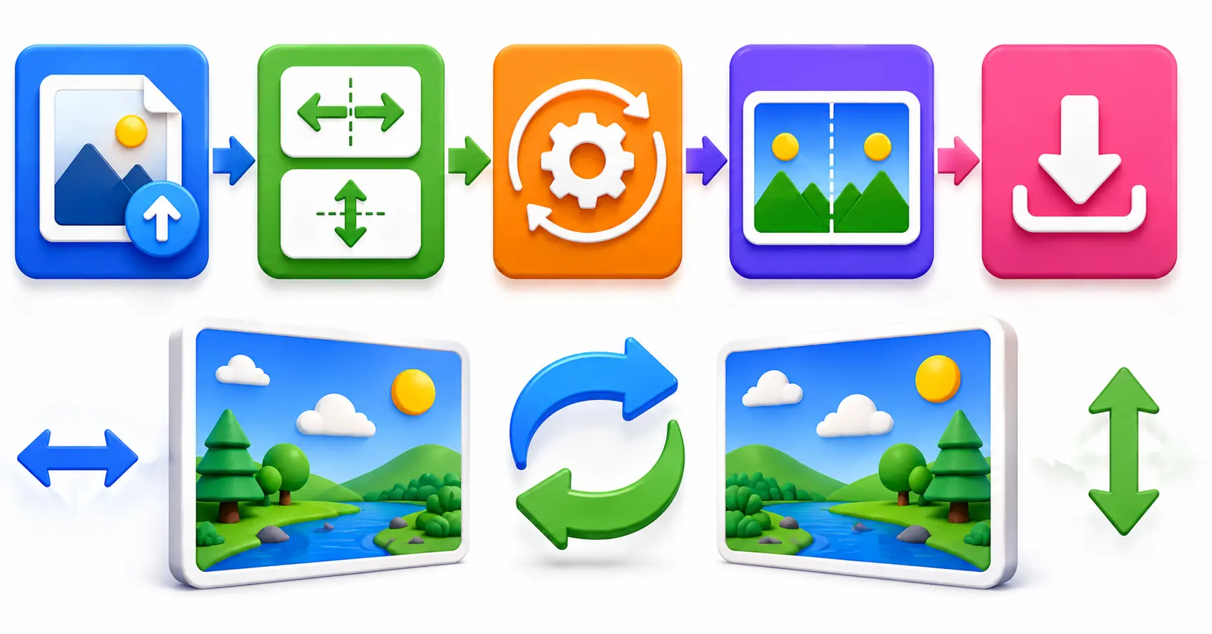 Image Flipper Online to flip images horizontally and vertically