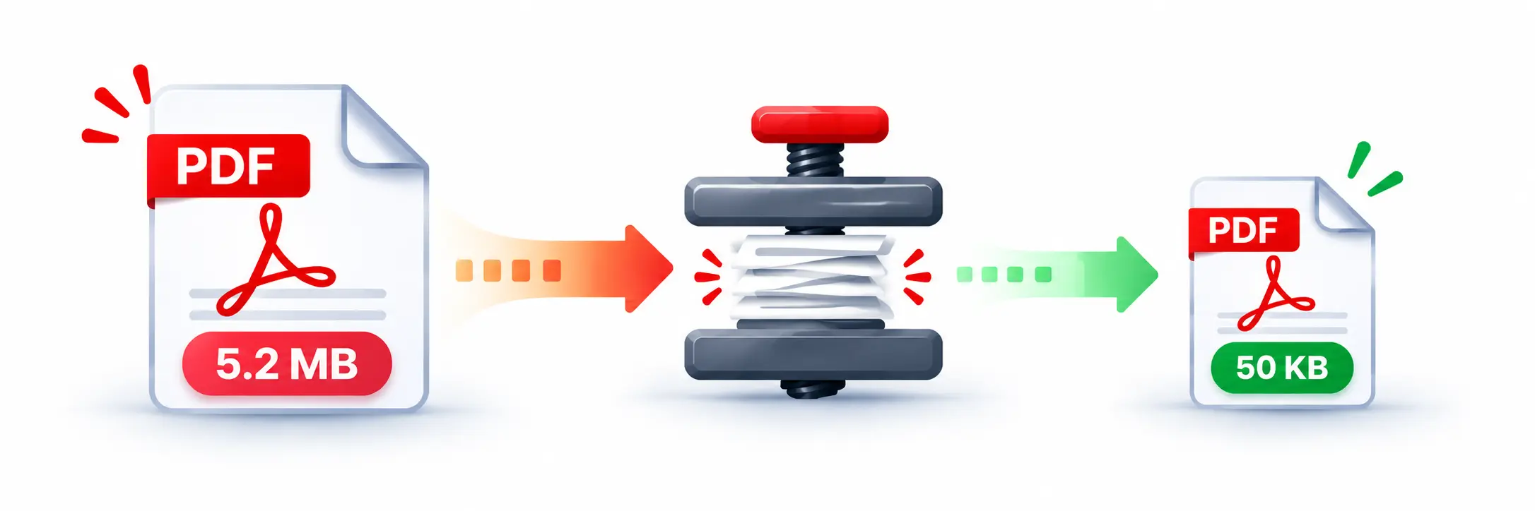How to compress PDF to 50KB online